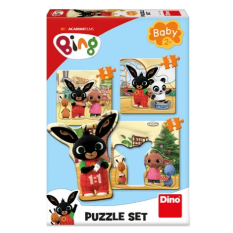 Puzzle set Bing a kamaráti 3–5 dielikov baby