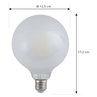 LUUMR Smart LED žiarovka matná E27 G125 7W Tuya WLAN CCT