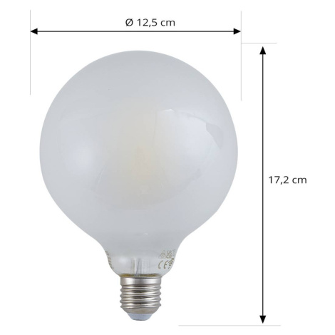 LUUMR Smart LED žiarovka matná E27 G125 7W Tuya WLAN CCT