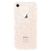 Odolné silikónové puzdro iSaprio - Abstract Triangles 03 - white - iPhone 8