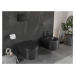 MEXEN/S - Sofia Závesná WC misa vrátane sedátka s slow-slim, z duroplastu, čierna matná 30541085
