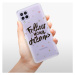 Odolné silikónové puzdro iSaprio - Follow Your Dreams - black - Samsung Galaxy A22