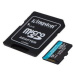 Kingston MicroSDXC karta 128GB Canvas Go! Plus, R: 170/W: 90MB/s, Class 10, UHS-I, U3, V30, A2 +