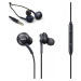 Káblové stereo slúchadlá, 3,5 mm jack, tlačidlo nahrávania, Samsung - AKG, čierne, továrenské