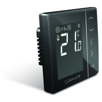 VS35B - Digitálny manuálny termostat 230V Čierny VS35B