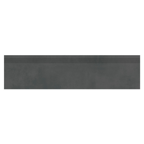 Schodovka Rako Extra čierna 30x120 cm mat DCPVF725.1