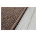 Kusový koberec Astra hnědá čtverec - 120x120 cm Vopi koberce