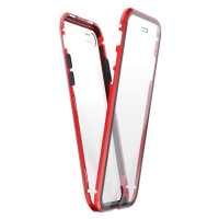 Plastové puzdro na Apple iPhone 12 Pro Max Magneto 360 červené