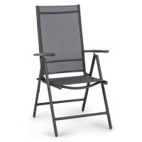Blumfeldt London Lite, skladacia stolička, 56,5 x 107 x 68 cm, ComfortMesh, hliník