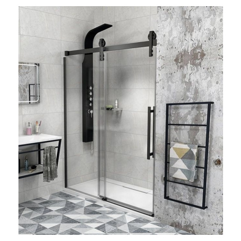 GELCO - VOLCANO BLACK sprchové dvere 1500 číre sklo GV1415