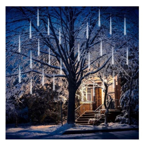 Vonkajšie vianočné svetielka - padajúci sneh