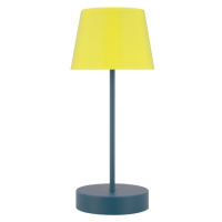 Žlto-modrá LED stmievateľná stolová lampa (výška 33,5 cm) Oscar – Remember