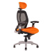 Ergonomická kancelárska stolička OfficePro Saturn Farba: oranžová