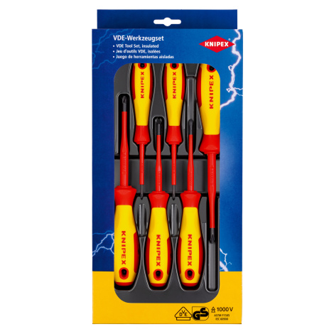 KNIPEX Sada skrutkovačov PH / PZ, prevedenie VDE 002012V03