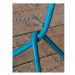 Modrá stolová lampa s kovovým tienidlom (výška 59 cm) Barcelona – it&#39;s about RoMi