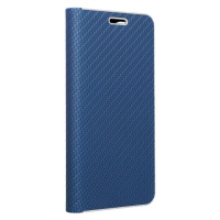 Diárové puzdro na Apple iPhone 14 Pro Max LUNA Carbon modré
