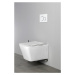 SAPHO - PORTO CLEANWASH závesná WC misa Rimless, integrovaná batéria a bidetová spŕška 36x52cm, 
