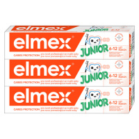 ELMEX Junior zubná pasta pre deti vo veku 6-12 rokov 3 x 75 ml