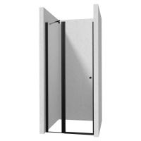 DEANTE - Kerria Plus nero sprchové dvere bez stenového profilu, 90 cm - výklopné KTSUN41P
