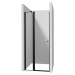 DEANTE - Kerria Plus nero sprchové dvere bez stenového profilu, 90 cm - výklopné KTSUN41P