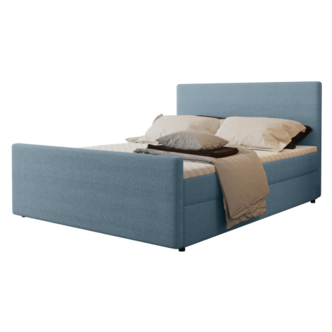 Expedo Čalúnená posteľ boxspring SICALA, 200x200, sky