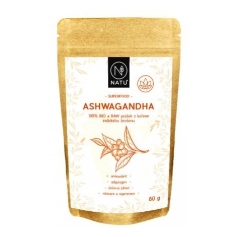 NATU Ashwagandha BIO prášok 80 g