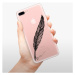 Odolné silikónové puzdro iSaprio - Writing By Feather - black - iPhone 7 Plus