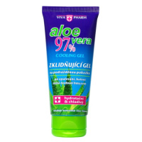 VIVACO VIVAPHARM Aloe vera chladivý gél 97% po opaľovaní v tube 100 ml