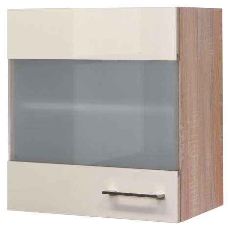 Flex-Well Kuchynská skrinka Orlando horná presklená 50 x 54,8 x 32 cm