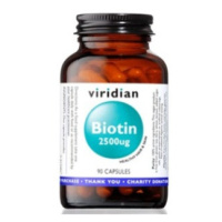 VIRIDIAN Nutrition Biotín 2500 ug 90 kapsúl