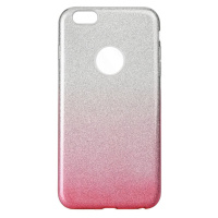 Silikónové puzdro Forcell Shining pre Apple iPhone 6/6S ružovo transparentné
