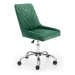 Expedo Kancelárska stolička ROSI, 57x89x55, zelená velvet