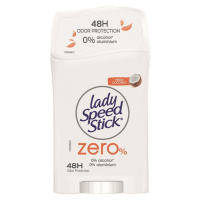 LADY SPEED STICK Zero% Dámsky tuhý dezodorant Fresh Coconut 40 g