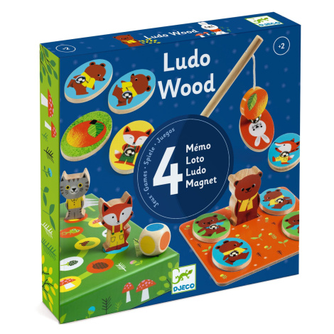 Ludo Wood – súprava 4 hier (v lese)