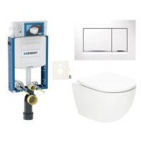 Závesný WC set Geberit na zamurovanie SAT Fusion SIKOGZTORFUS30