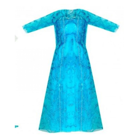 Rappa oblečenie pre bábiku 29 cm zimné kráľovstvo svetlo modré