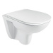 MEREO - WC závesné, RIMLESS, 530x355x360, keramické, vr. sedátka CSS113S VSD81S