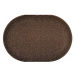 Kusový koberec Eton hnědý ovál - 140x200 cm Vopi koberce