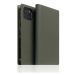 SLG Design puzdro D+ Italian Carbon Leather Diary pre iPhone 14 - Khaki