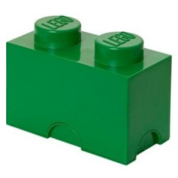 LEGO® úložný box 2 - tmavo zelená 125 x 250 x 180 mm