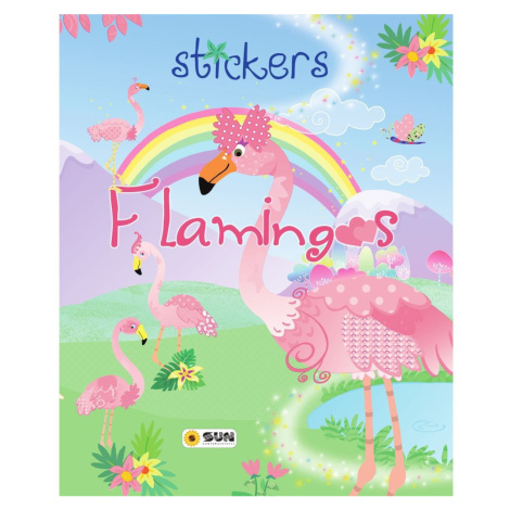 Sun Flamingos Stickers