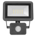 Reflektor LED so senzorom BULLED S 20W, 4000K, 1600lm, IP65, čierny (ORNO)