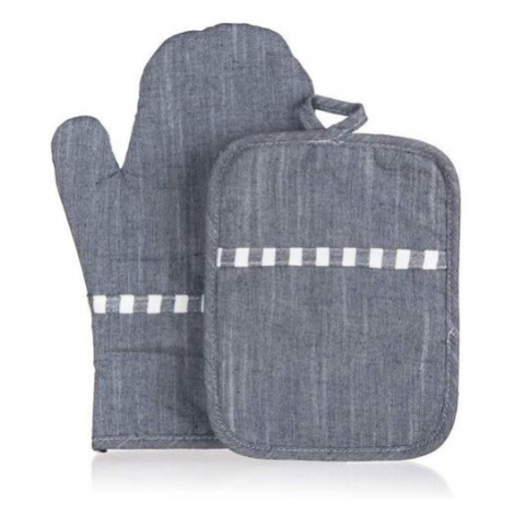 Súprava chňapky a podložky BANQUET Denim Grey