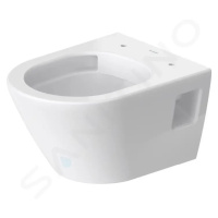 DURAVIT - D-Neo Závesné WC s doskou SoftClose, Rimless, biela 45870900A1