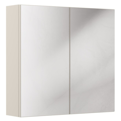 Horní koupelnová skříňka Bella Cashmere se zrcadlem 2D 80 cm kašmír Comad