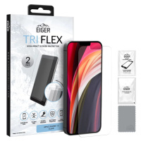 Ochranná fólia Eiger Tri Flex High-Impact Film Screen Protector (2 Pack) for Apple iPhone 12 Min