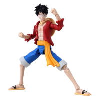 Bandai One Piece Anime Heroes Monkey D. Luffy Renewal Version Action Figure 17 cm