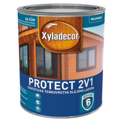 Xyladecor Syntetická tenkovrstvová olejová lazúra Protect 2v1 platan 0,75 l