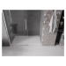 MEXEN/S - Velár posuvné sprchové dvere 150, transparent, chróm 871-150-000-01-01