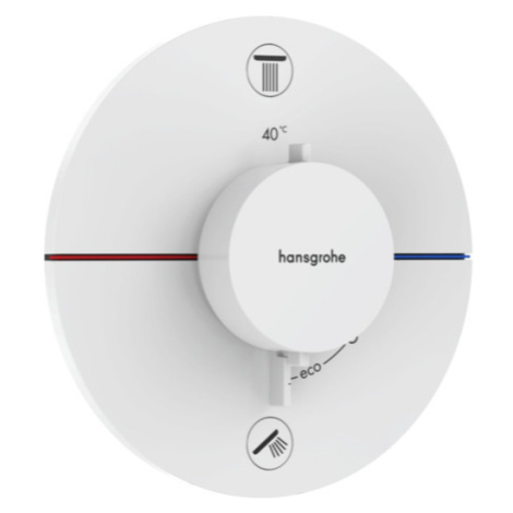 Hansgrohe ShowerSelect Comfort S sprchová a vaňová batéria bez podomietkového telesa matná biela